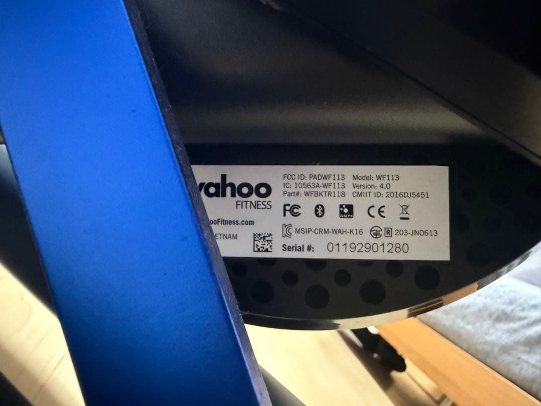 wahoo スマートトレーナー Ver4.0 KICKR トレーニング