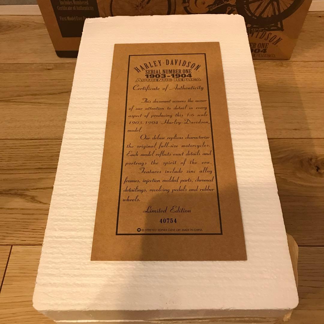 歴史的名作米国バイクメーカーシリアル番号入り初代ハーレーダビッドソン レプリカ