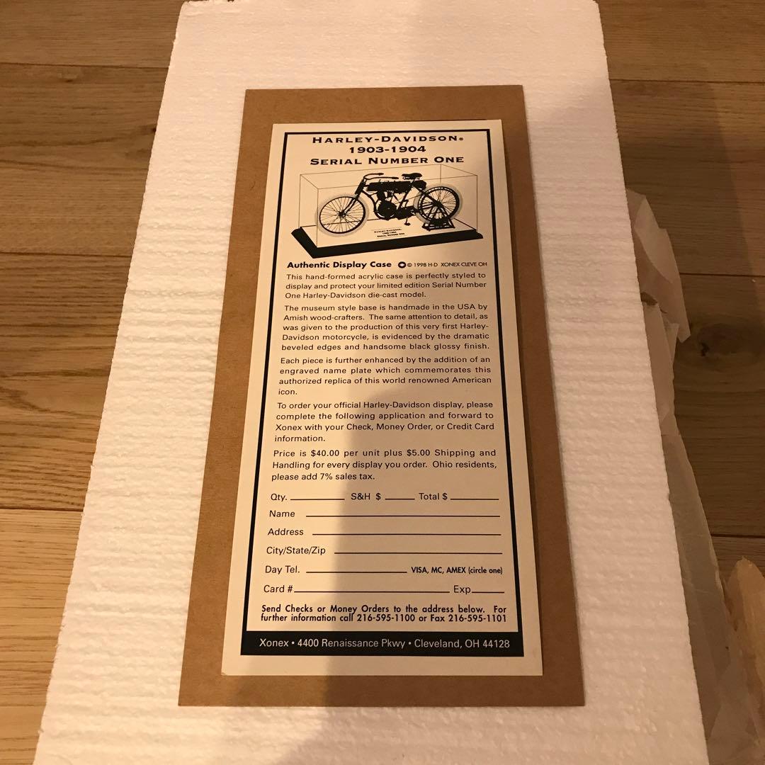 歴史的名作米国バイクメーカーシリアル番号入り初代ハーレーダビッドソン レプリカ