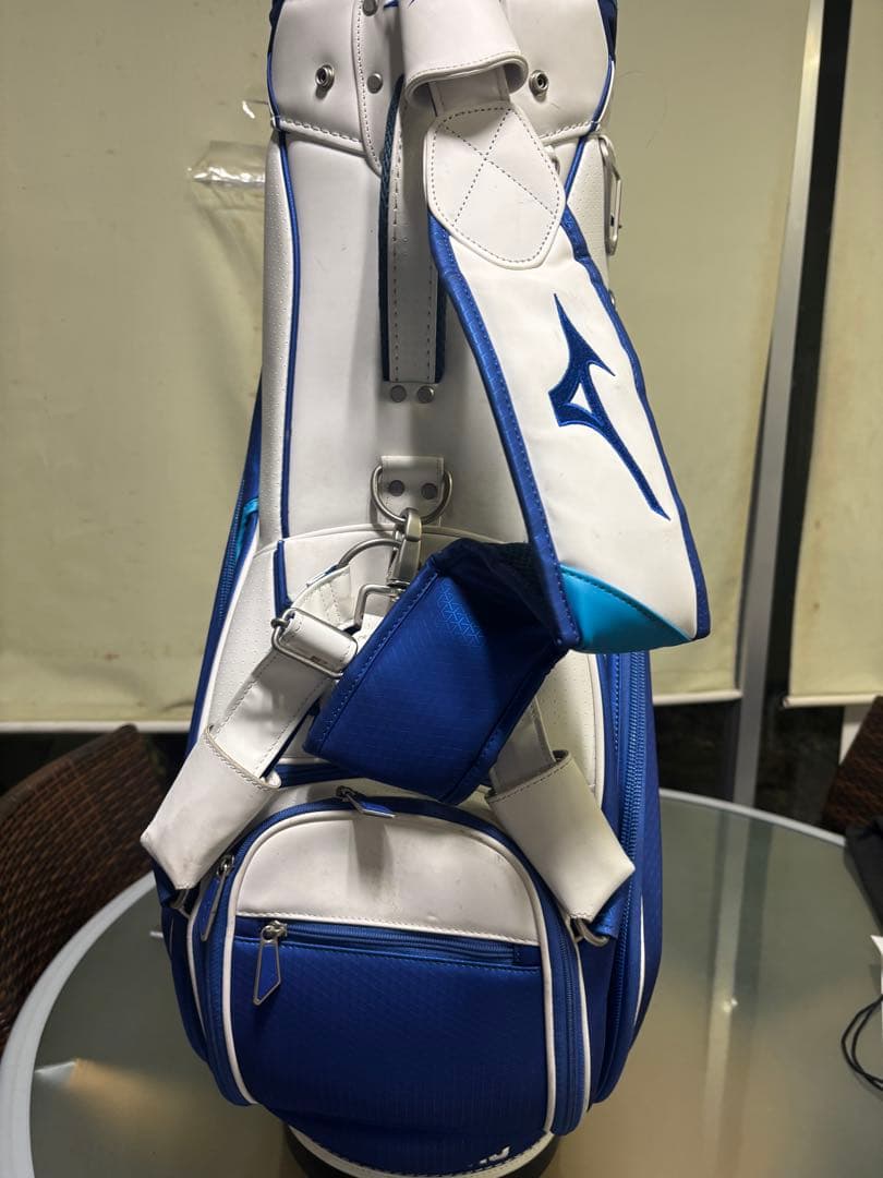 Mizuno プロモデルツアーキャディバッグ 青/白