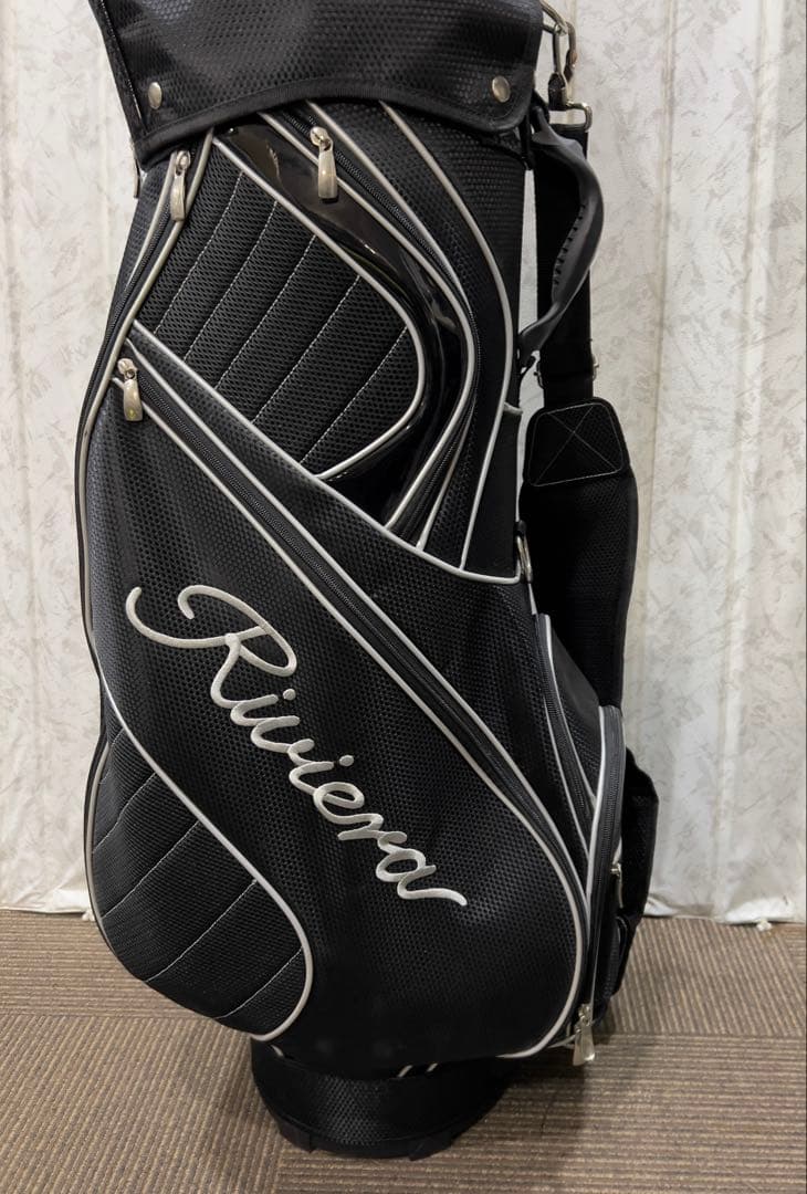 Riviera メッシュゴルフバッグ ブラック