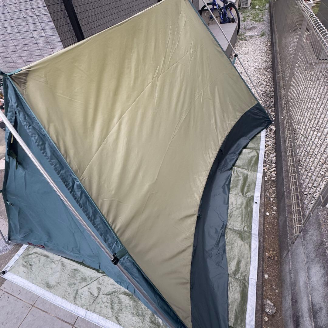 美品モンベル　ムーンライトテント 3型アイボリー純正グランドシート付ゆるキャン△