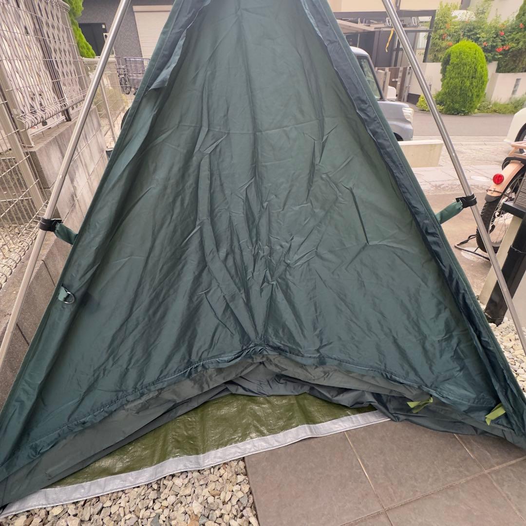 美品モンベル　ムーンライトテント 3型アイボリー純正グランドシート付ゆるキャン△