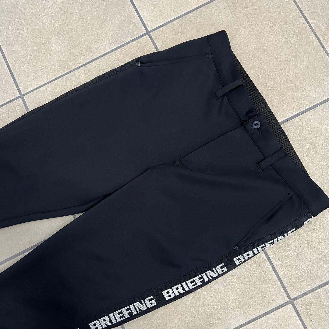 BRIEFING ブリーフィング　セットアップ　メンズ　サイドロゴ　ゴルフ　白黒