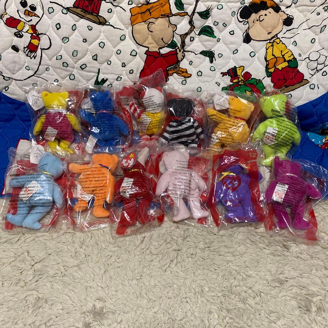 2004年　USAマクドナルド ハッピーミール　ty ぬいぐるみ　コンプリート