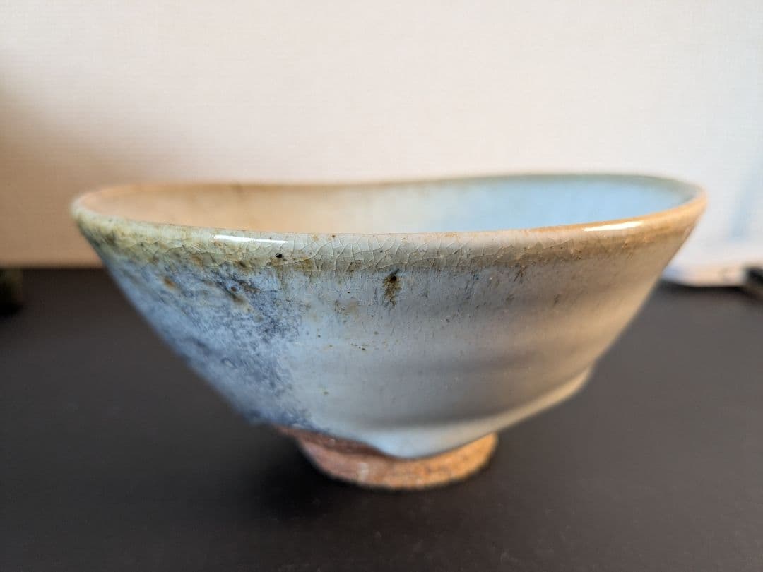 萩焼　十三代坂田泥華　茶碗　泥華井戸