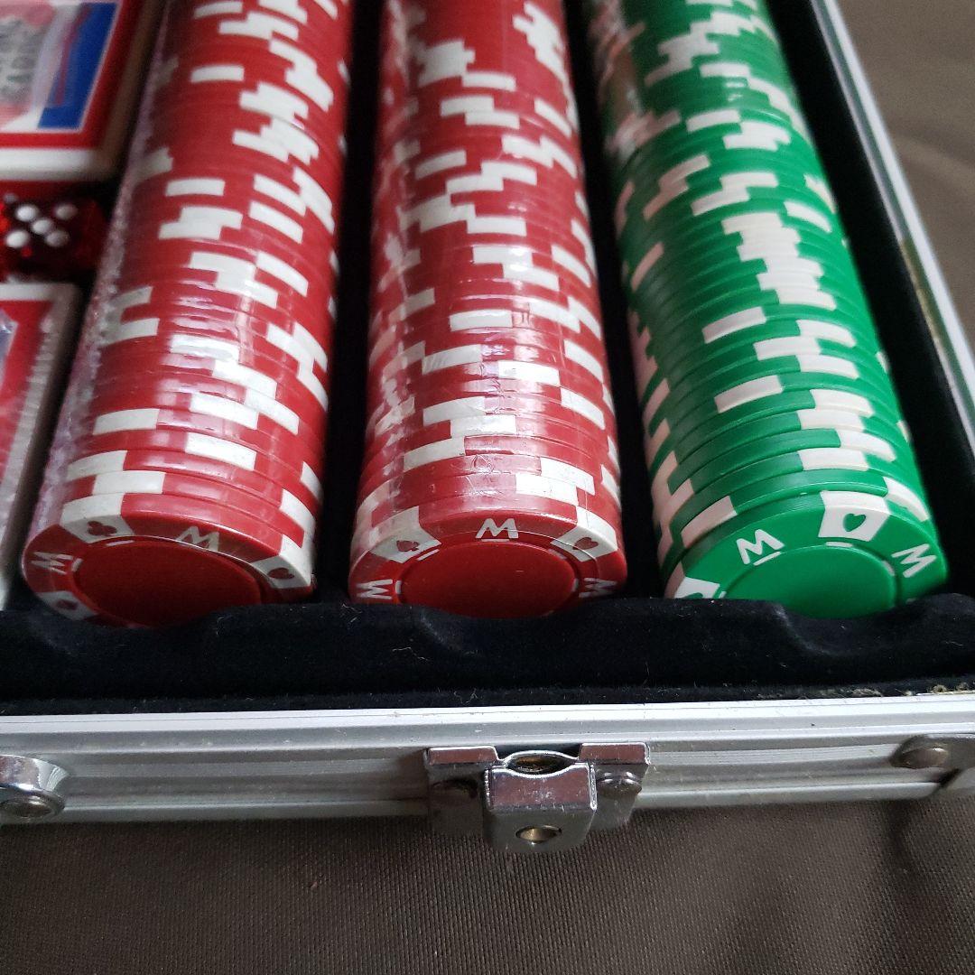 ポーカーチップセット アルミケース付き　MGM