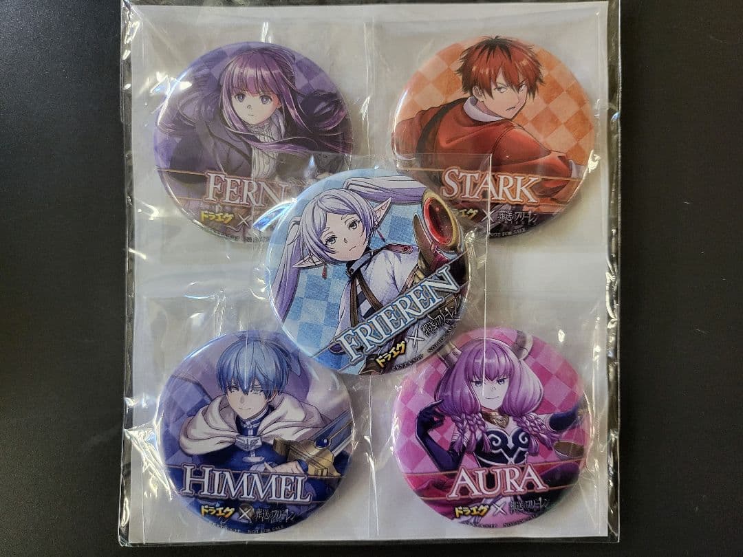 「葬送のフリーレン」 「ドラゴンエッグ」 コラボ缶バッジ 5個セット