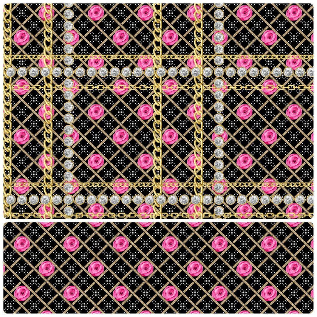 新作♡gemlike fabric8種80枚 A4デザインペーパー♡コラージュ