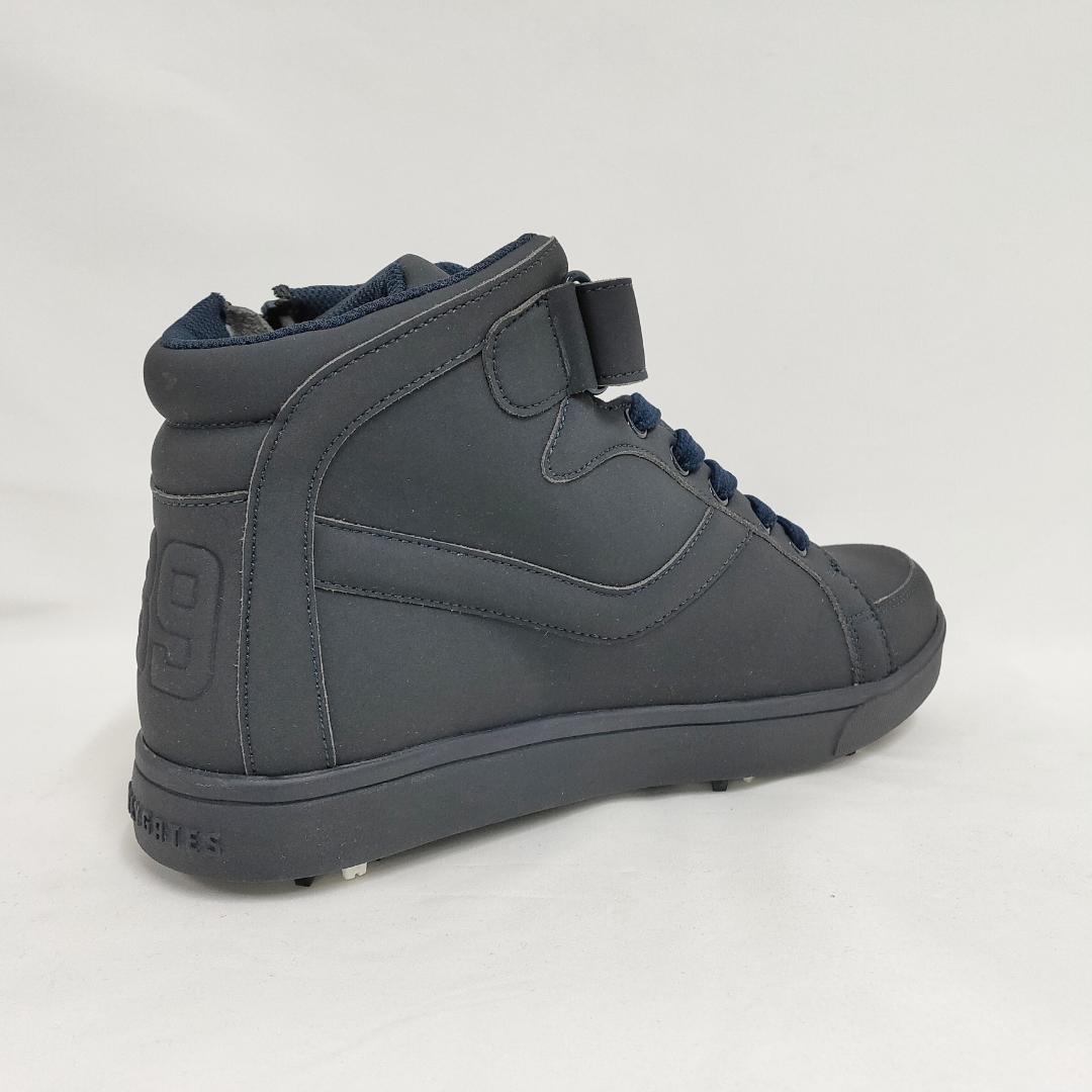 ○★新品 未使用 パーリーゲイツ ミドルカット ゴルフシューズ ネイビー24.5