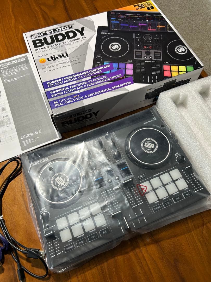 新品◆DJコントローラーBuddy◆ djay+Apple Music対応
