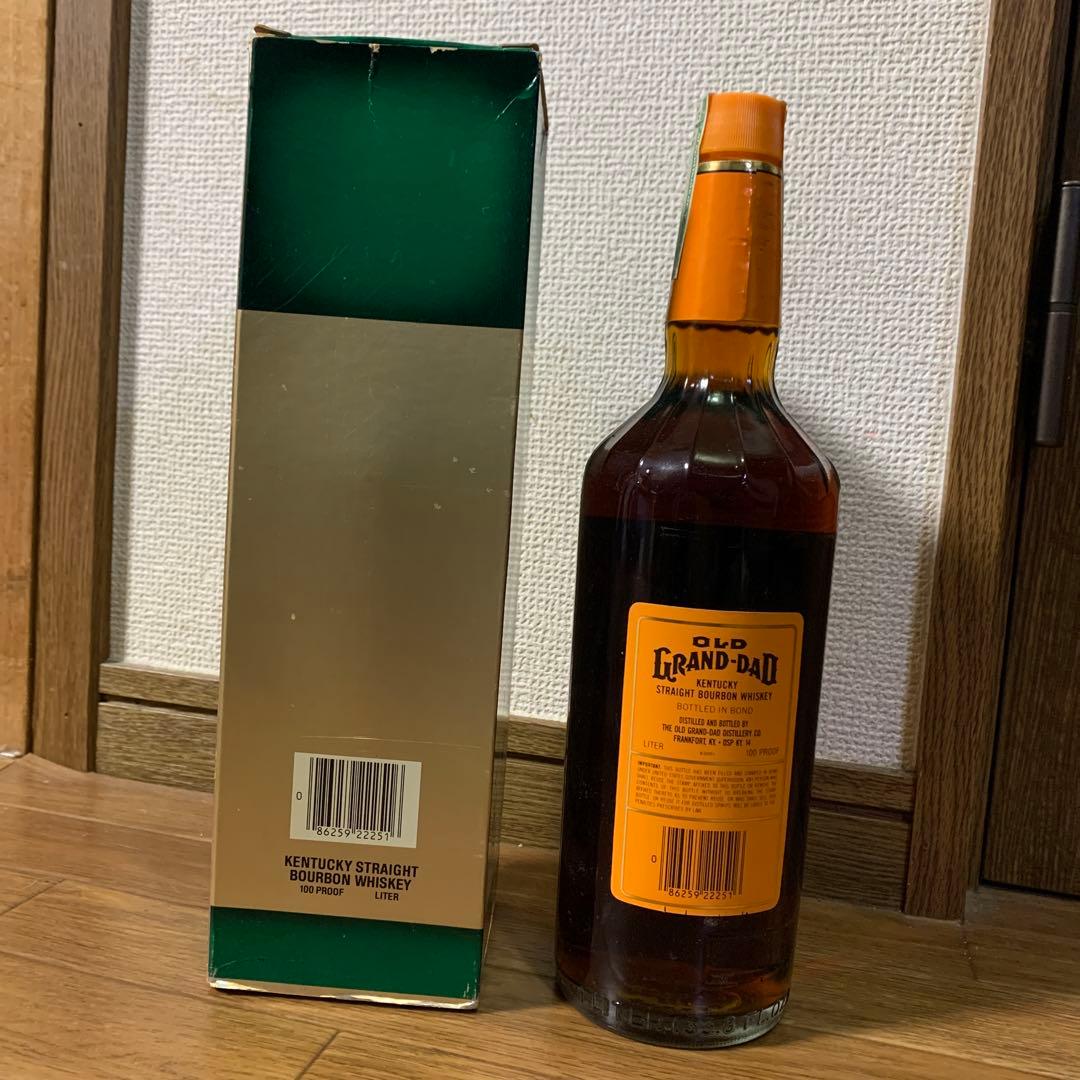 ジ*ル様 OLD GRAND-DAD バーボンウイスキー 1L 100プルーフ