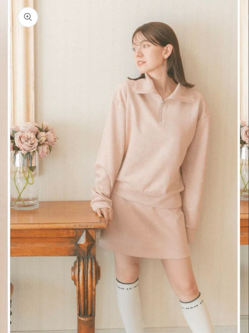 ゴルフウェア Mochi suède pink