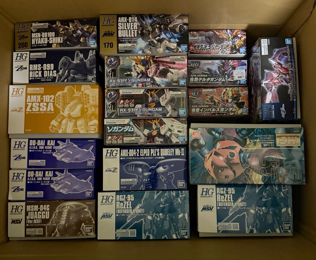 ガンプラ　HG.MG.BB戦士　エントリーグレードまとめ売り