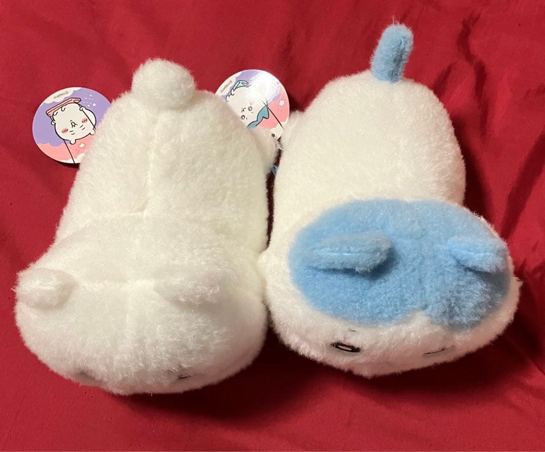 ちいかわ　ほわほわぬいぐるみ　ちいかわ・ハチワレ