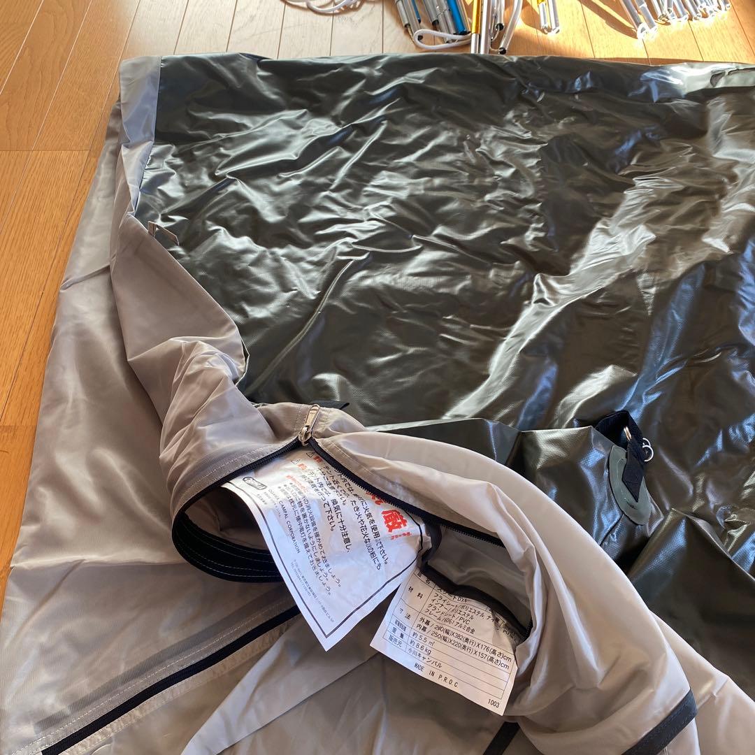 小川キャンパル　Schuyt DX4 4人用 ドームテント　１回使用の美品