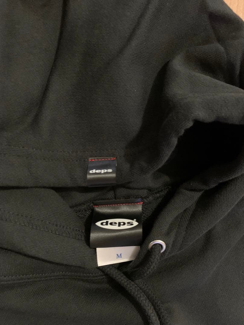 deps デプス　パイルスウェットフーディー 黒 Mサイズ 新品未使用品