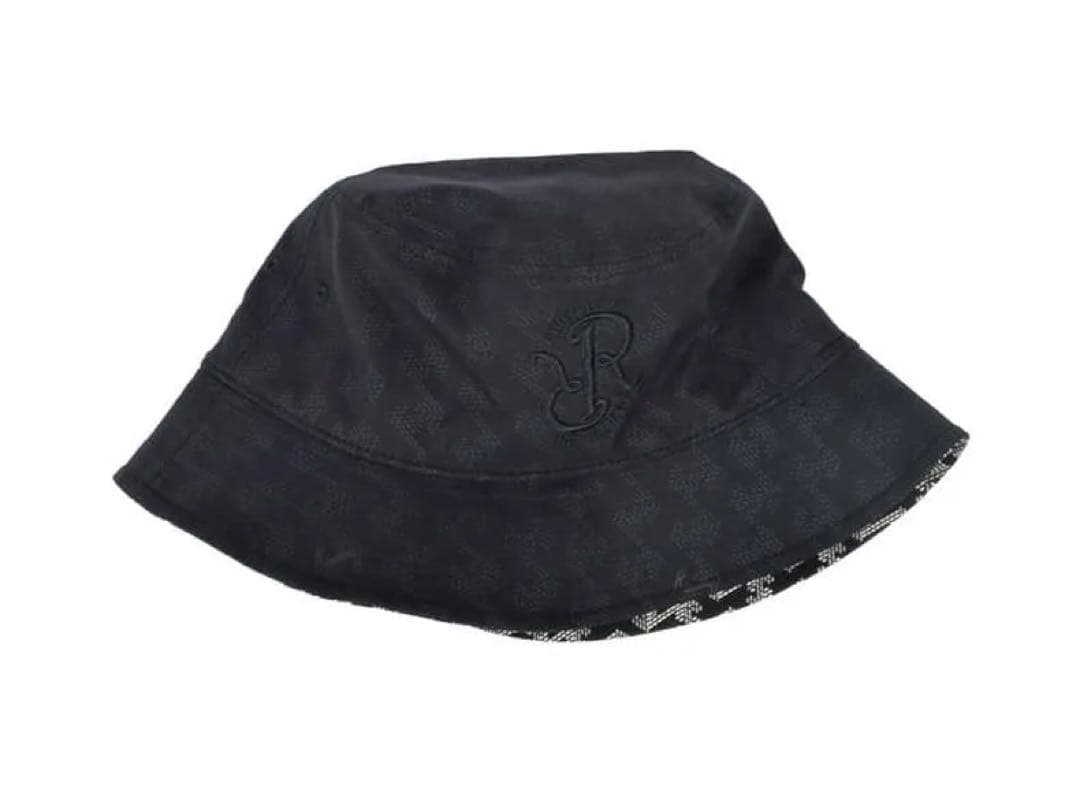 RRロゴエンボスバケットハット / ブラック BE12HAT01 Mサイズ
