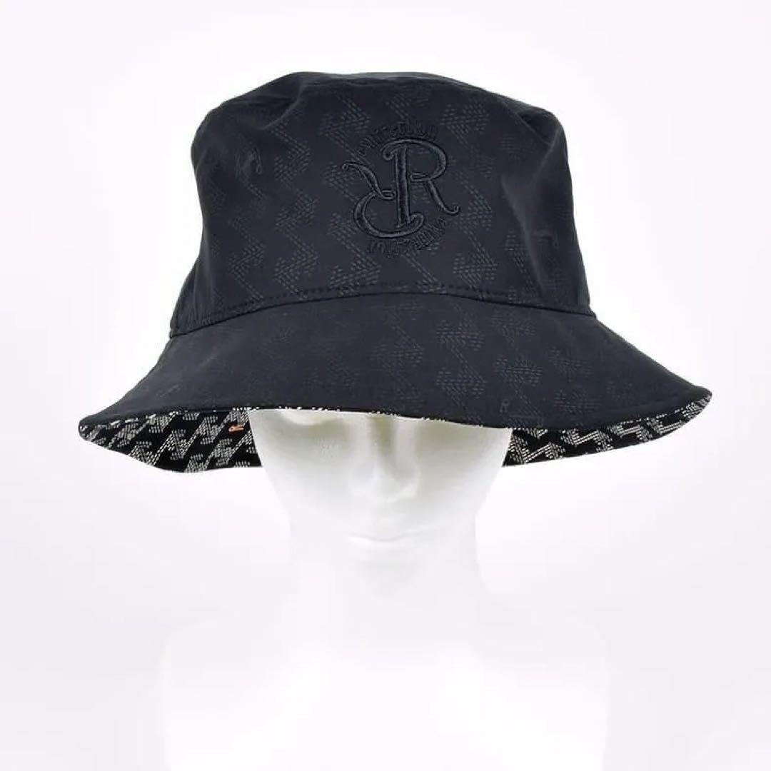RRロゴエンボスバケットハット / ブラック BE12HAT01 Mサイズ