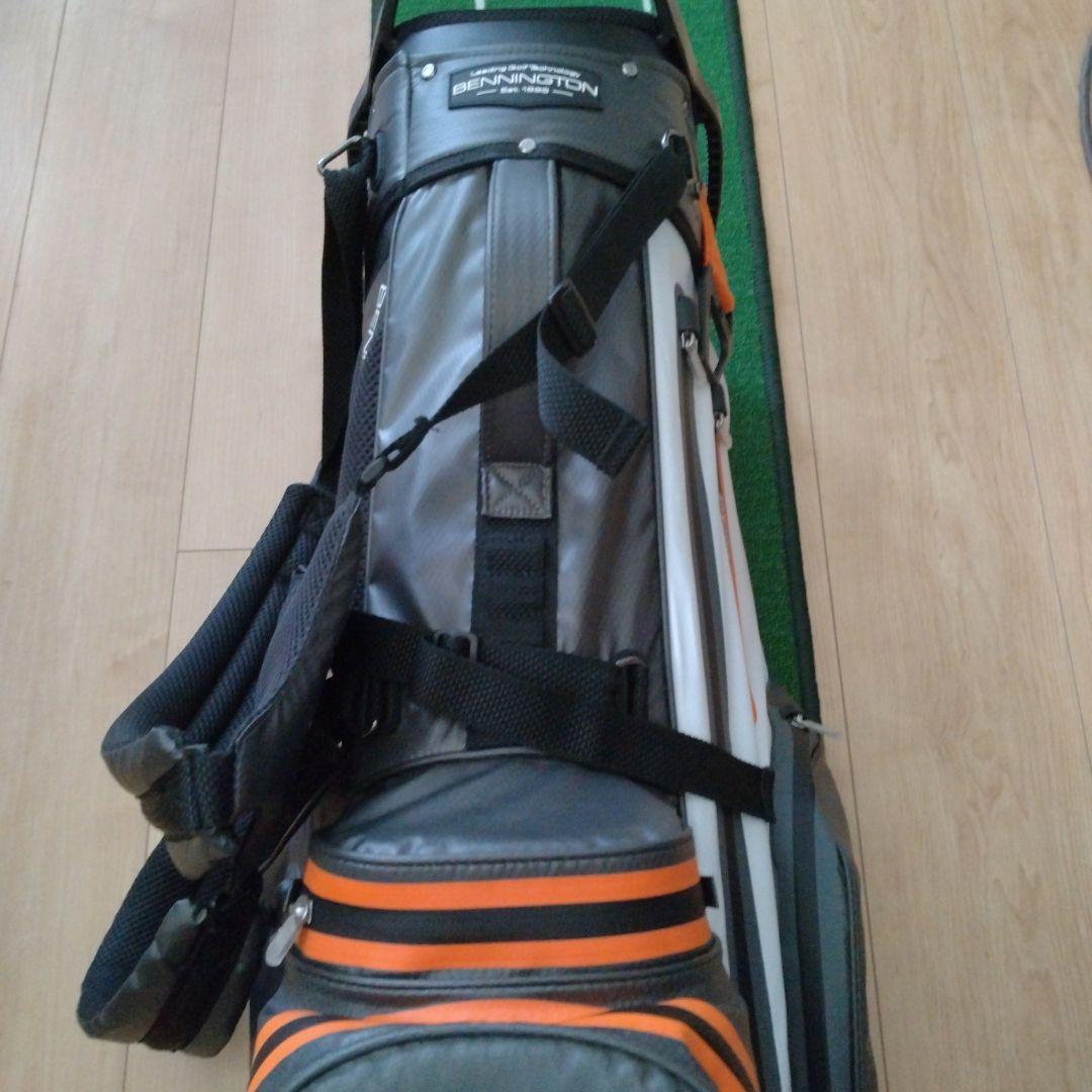 BENNINGTON キャディバッグ ブラック・オレンジ