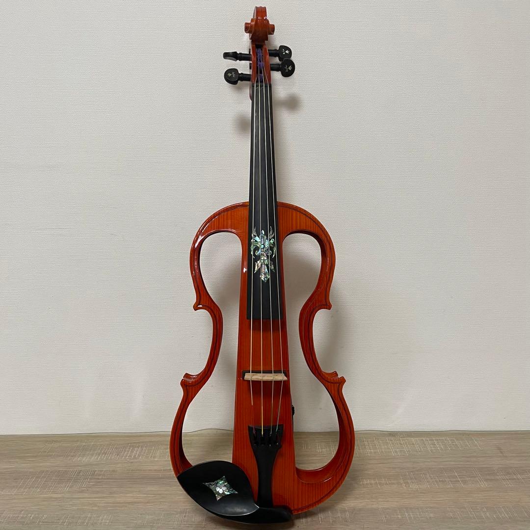★美品★ エレキ バイオリン CV-210E 豪華装飾