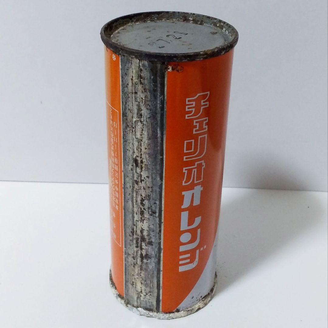 昭和レトロ  日本セヴンアップ飲料  チェリオ オレンジ  250ml 空き缶