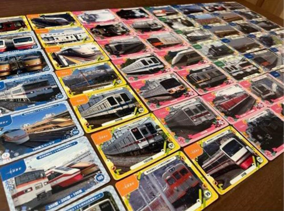 未使用　電車カード　東武鉄道創立125周年　記念カード　コレクション