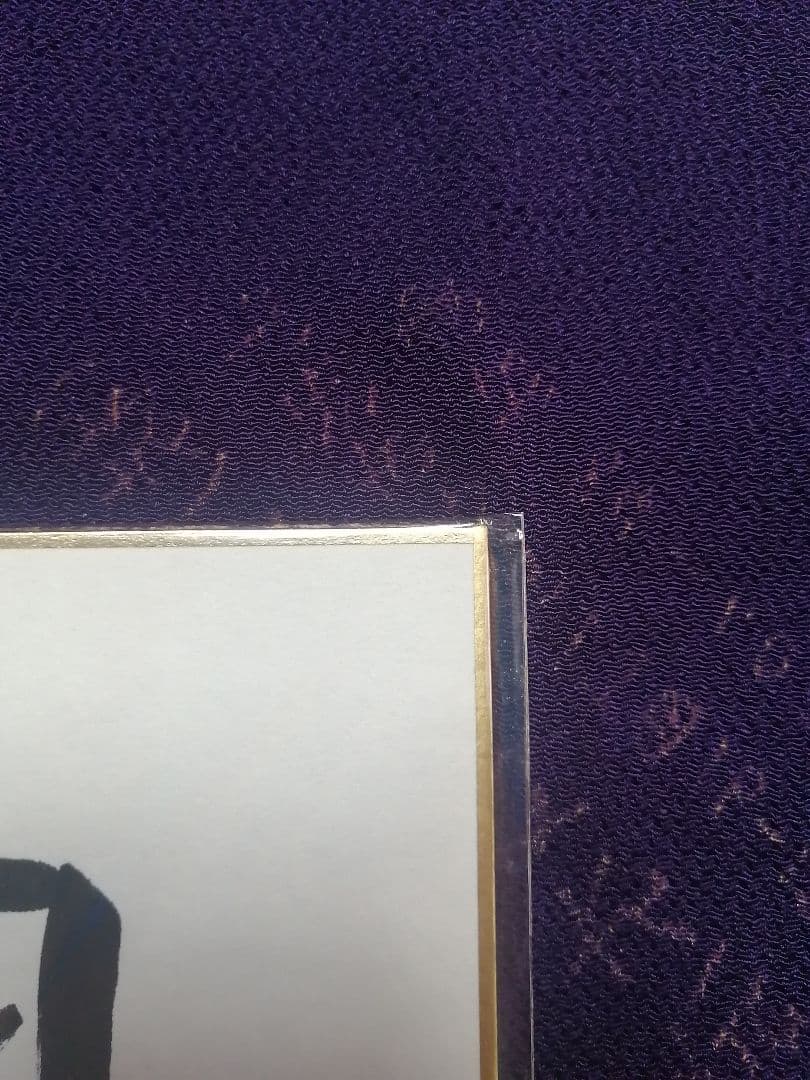 ★藤井聡太六冠　直筆色紙　四段時代　　本物　落款有り　【本品この世に1枚のみ】