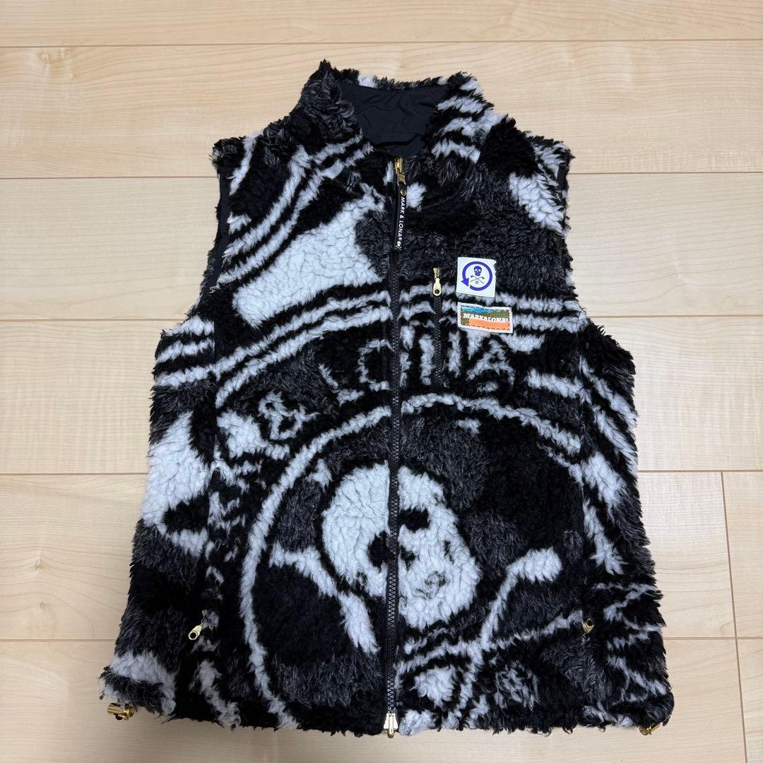 【美品】マークアンドロナ ボアフリースジャケット＆スカートセットアップ