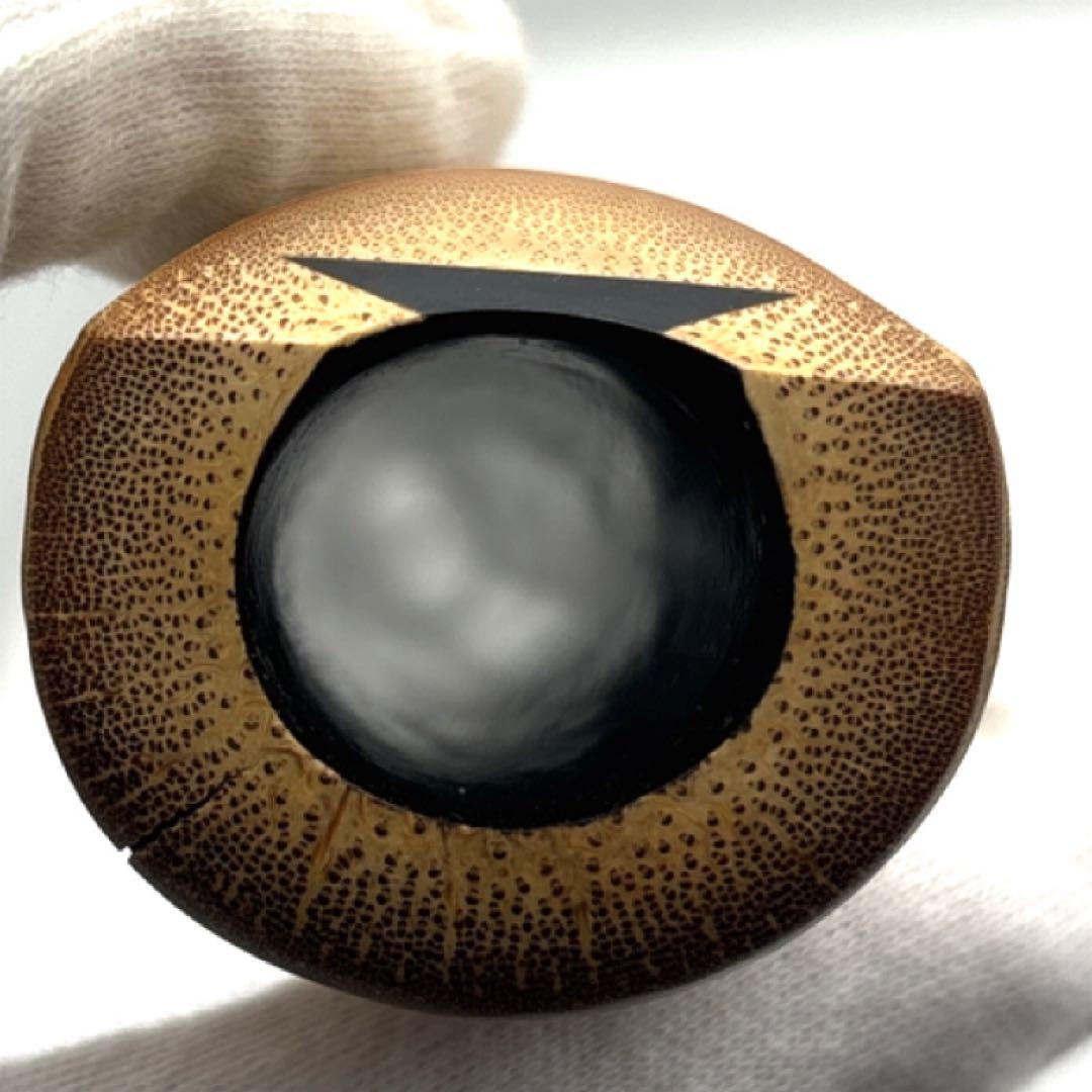 【美品】尺八　琴古流　バチ型　銘あり　竹治　1尺7寸　5孔　和楽器　唄口7号