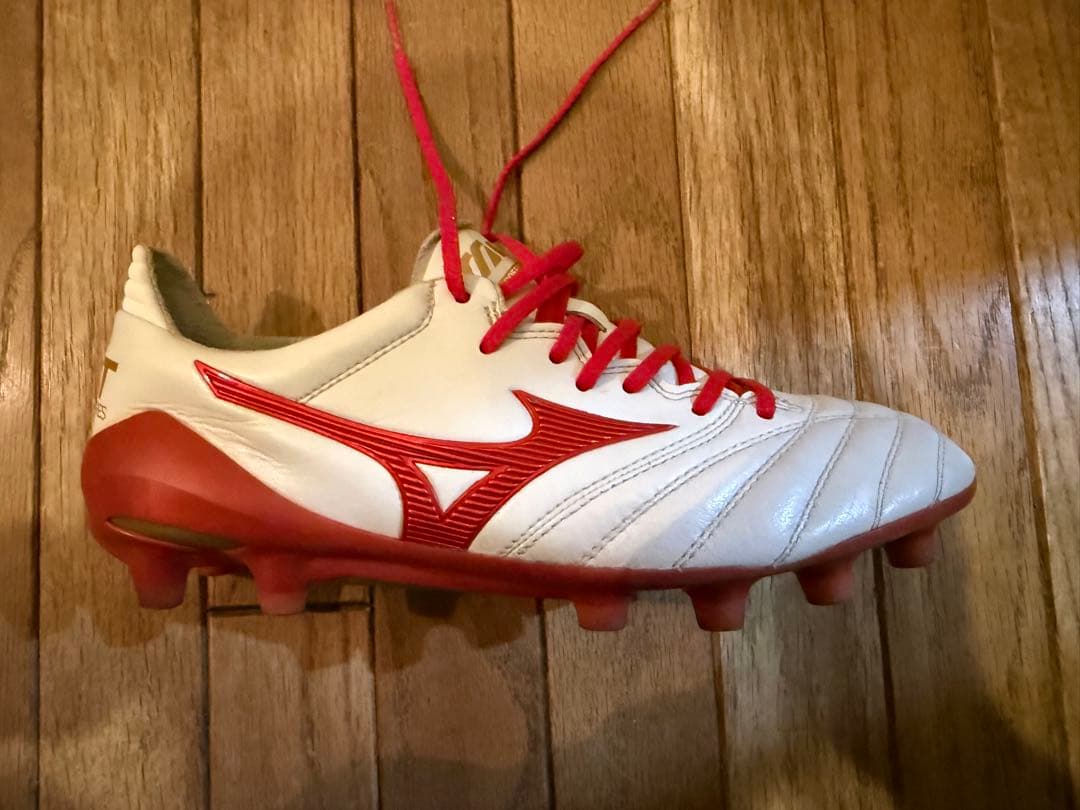 ミズノモレリアネオMizuno Morelia F9T ホワイト/レッド