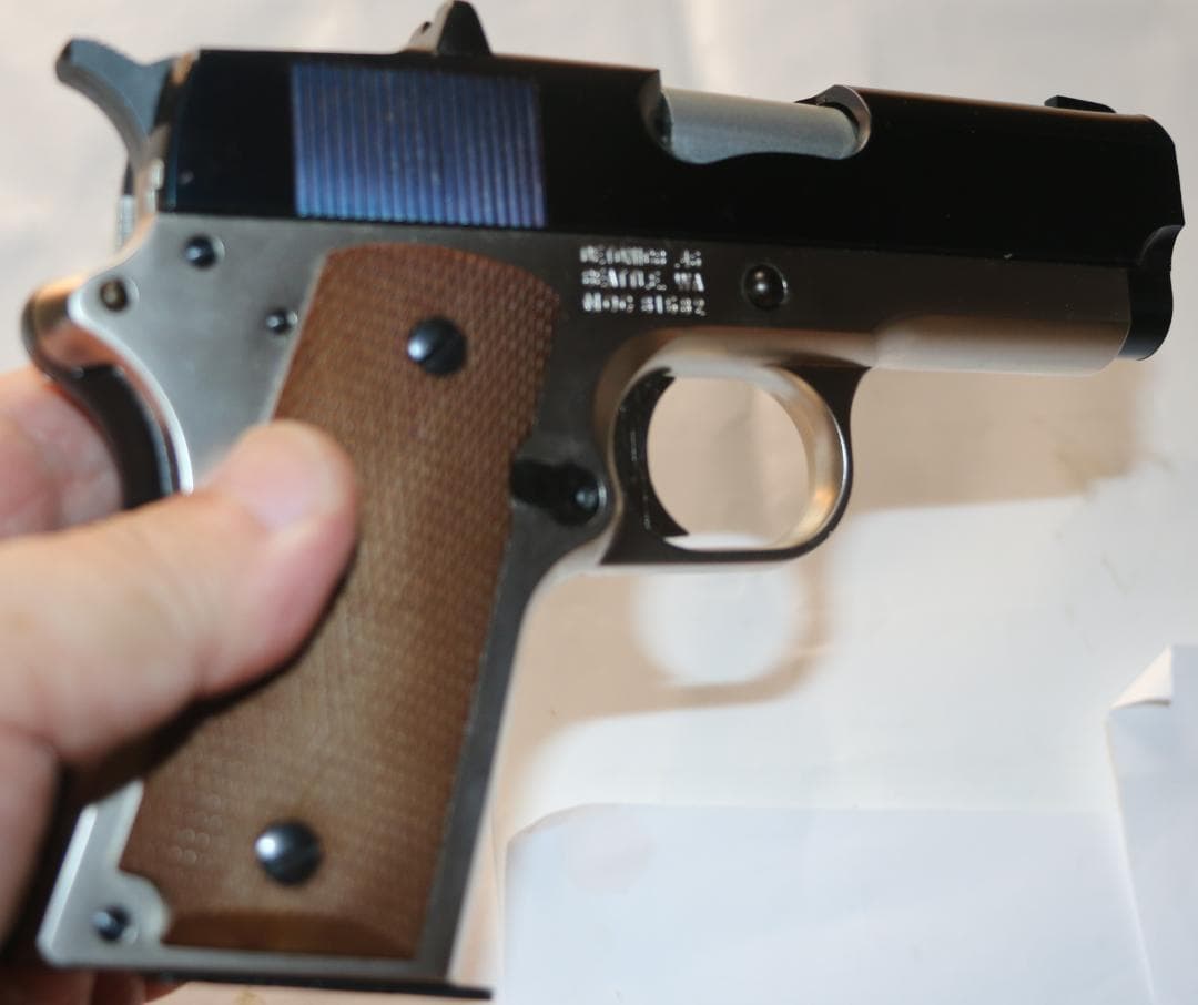 ＭＧＣABS樹脂製モデルガン デトニクス４５ フレームシルバー　SPＧ合法品