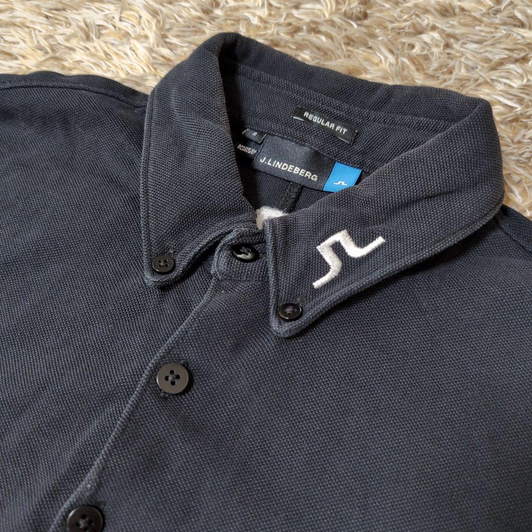 J.LINDEBERG ゴルフ ポロシャツ レギュラーフィット メンズ Sサイズ