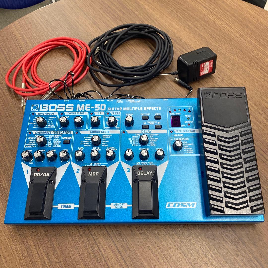 BOSS マルチエフェクター　ME-50 （ケーブル付き）