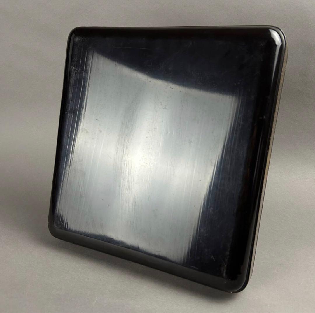 蒔絵黒漆盆 2点　美術品　工芸品　骨董品　漆箱　硯箱