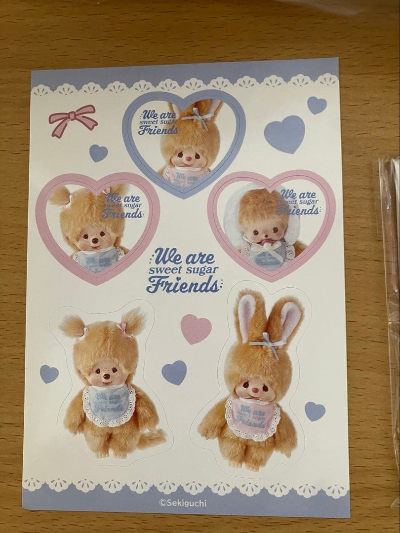 スウィートシュガーモンチッチ S 女の子 & チムたん ステッカーメモ セット