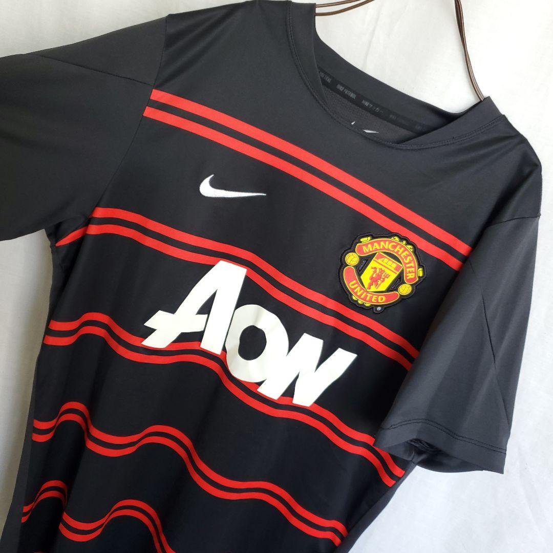 NIKE ナイキ マンチェスターユナイテッド ユニフォーム AON 赤ストライプ