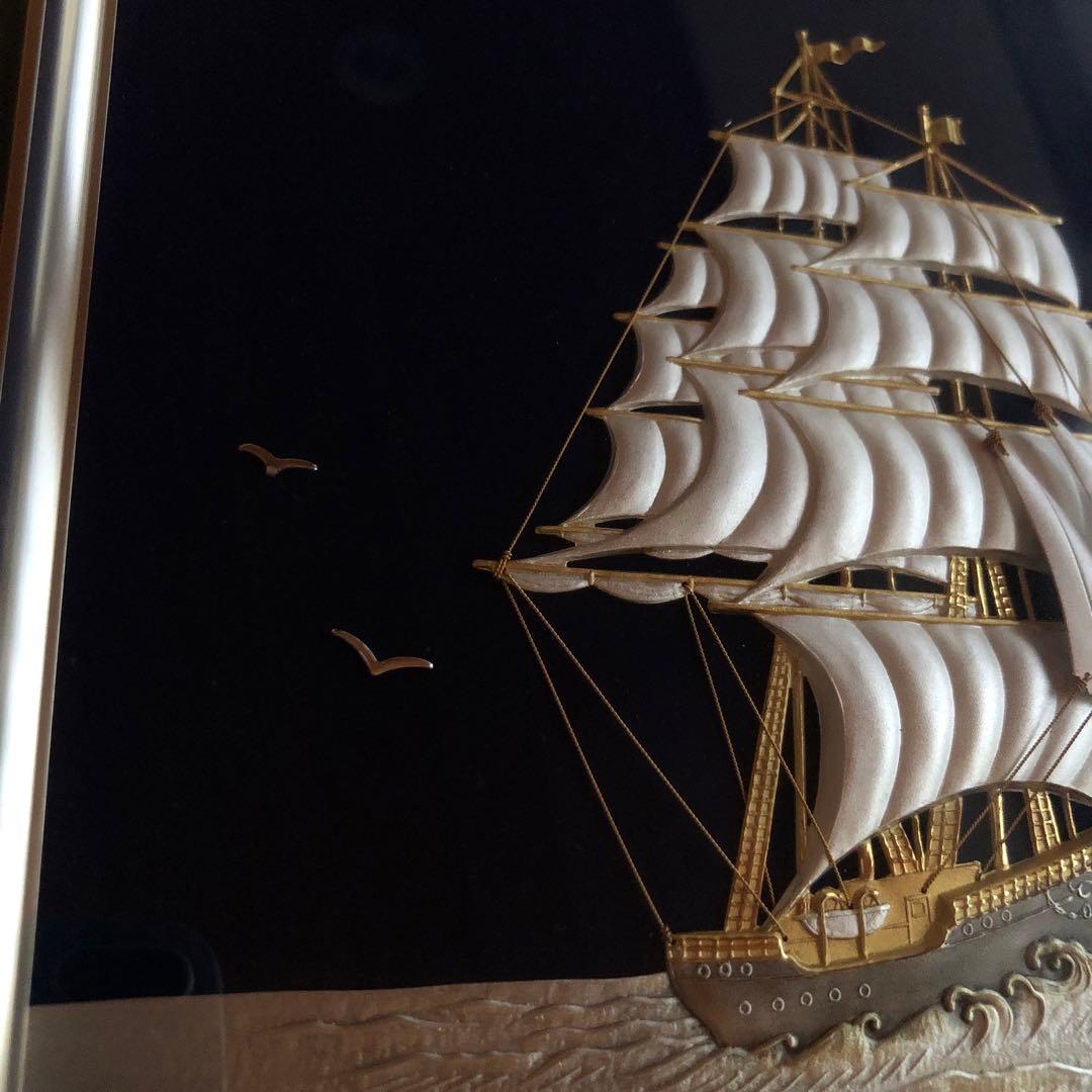c*s様 金属製 帆船 工芸品