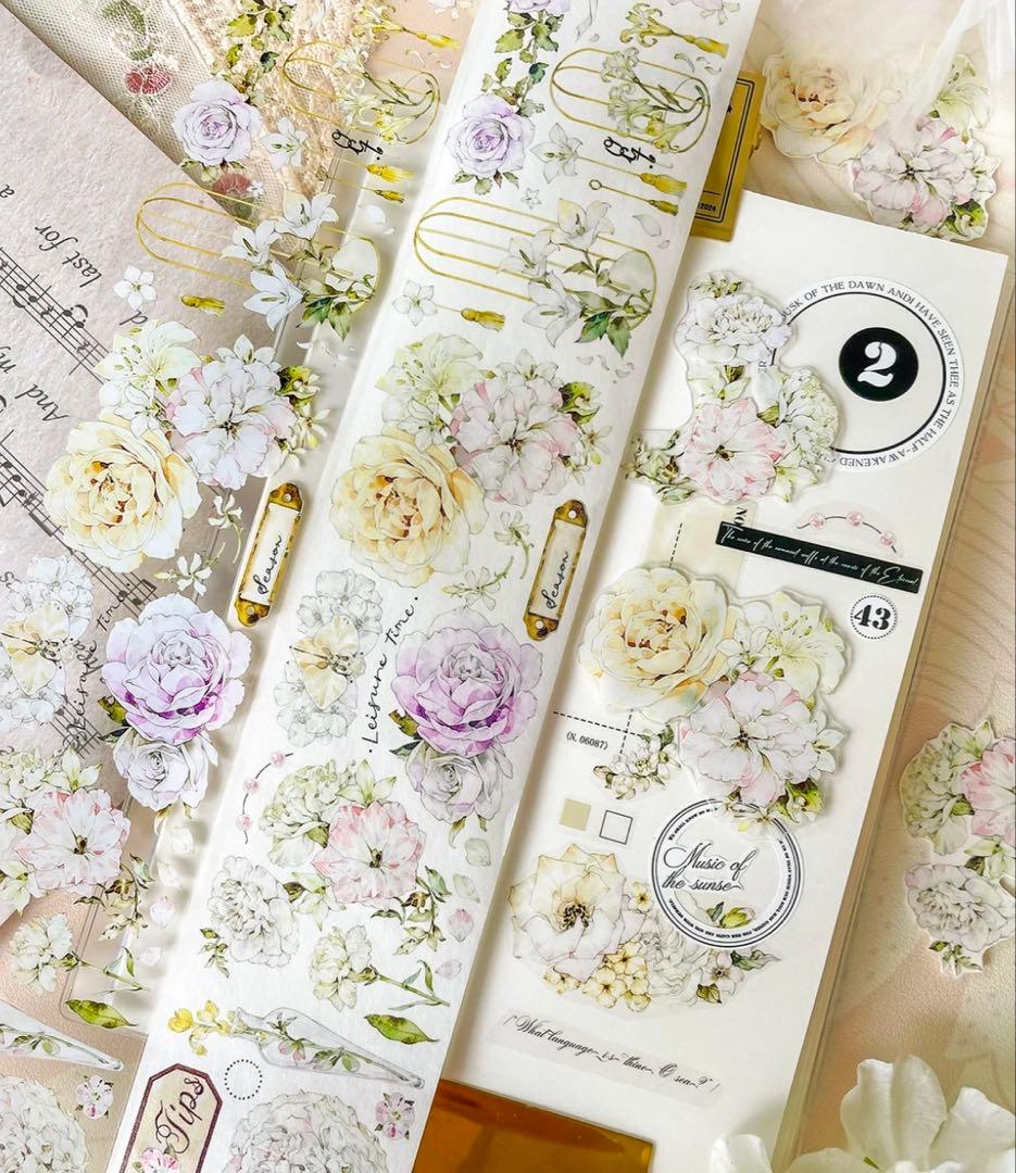 百仓家手帐《漫春日》海外マスキングテープ　マステ 【2132】