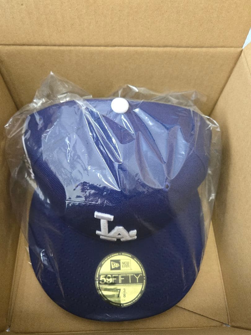 ワールドシリーズチャンピオンキャップ ドジャース 2024 7 3/8