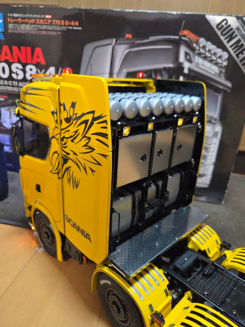 タミヤ1/14 スカニア　770S 8×4/4 フルオペレーション