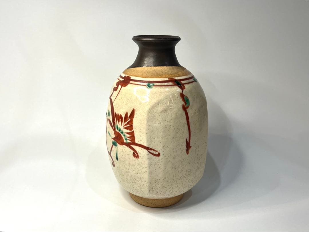 【人間国宝】藤本能堂 赤絵 花瓶