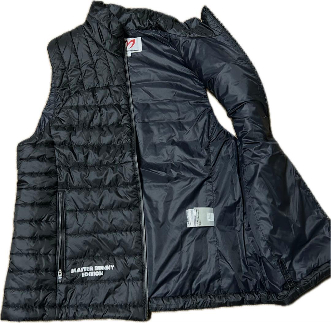 美品✨マスターバニー フルジップ　中綿ベスト　ブラック　レディース1 M