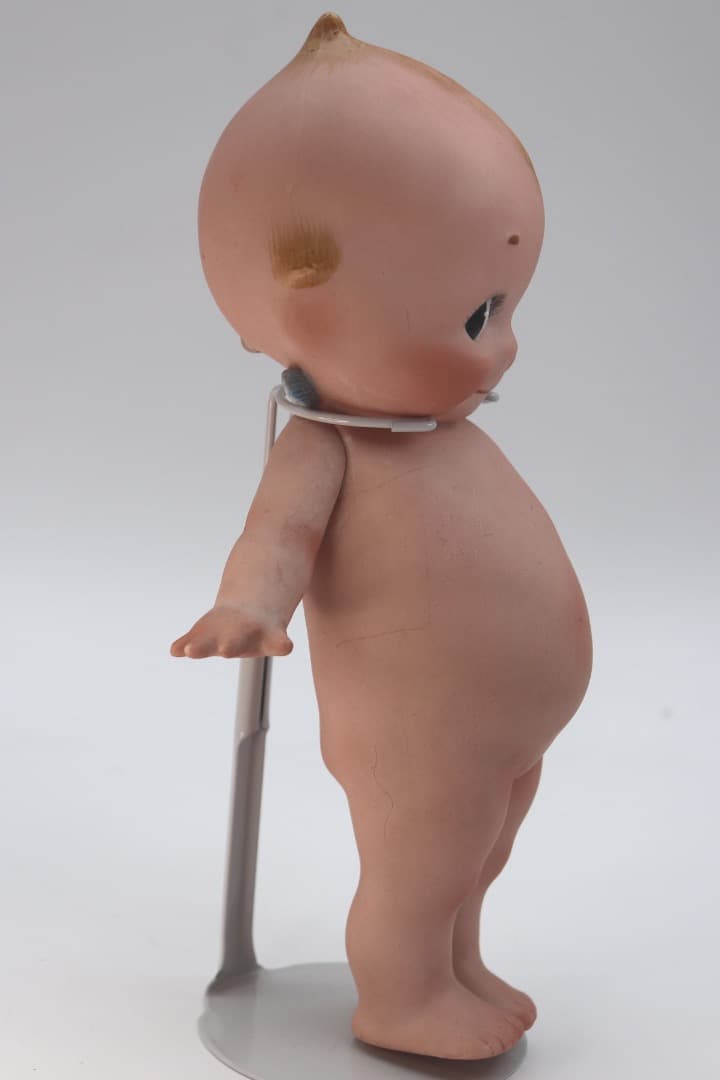 ケストナー製ポーセリン・キューピー、 ビンテージ陶器製人形 約22cm