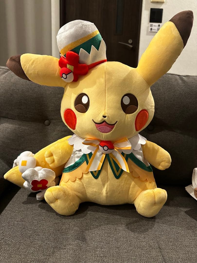 ポケパークカントー　限定　ピカチュウ　ぬいぐるみ　大