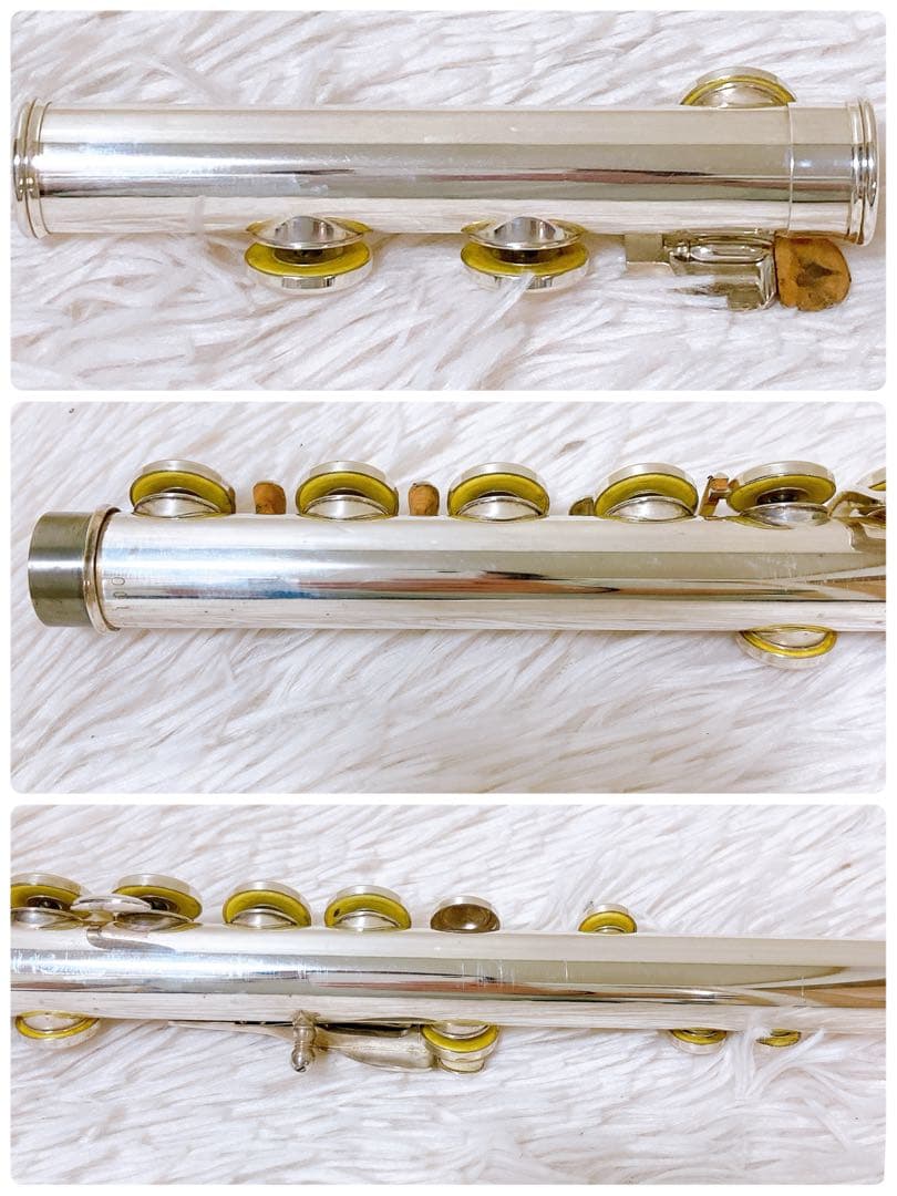 ヤマハ　シルバー　YFL451 フルート　管楽器　銀製モデル　SILVER