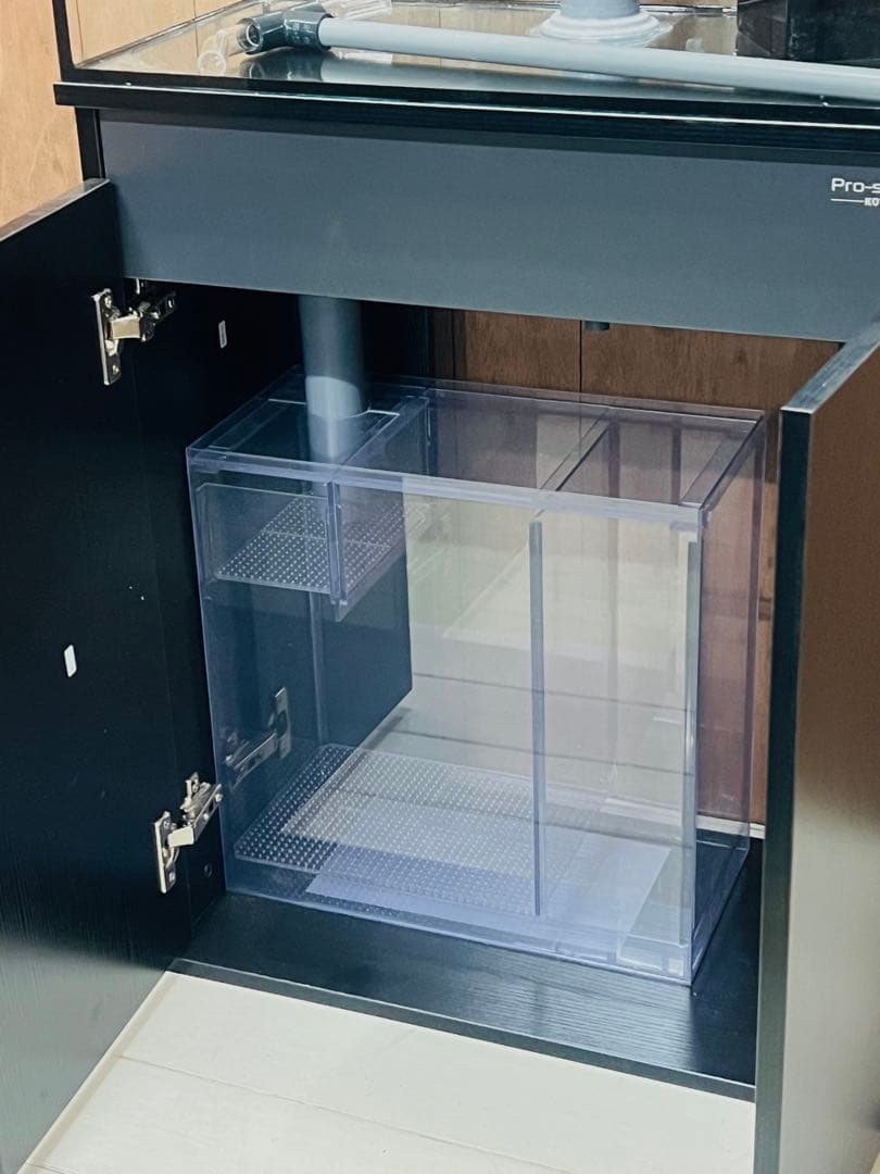 600×300×360オールガラスオーバーフロー水槽セット