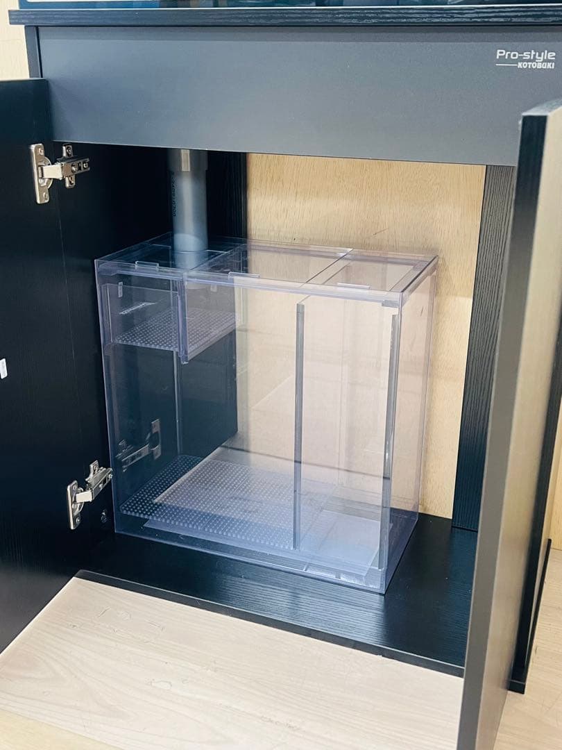 600×300×360オールガラスオーバーフロー水槽セット