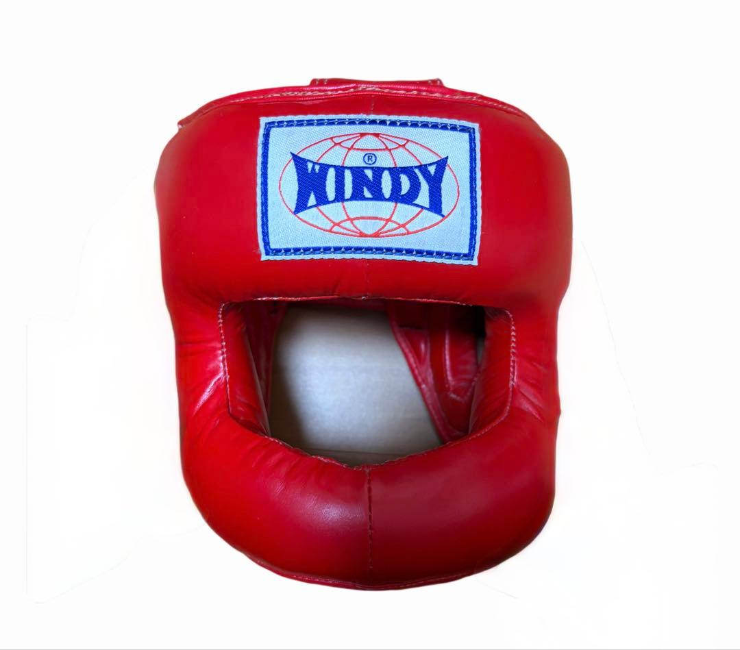 『未使用』WINDY レッド ヘッドギア Lサイズ