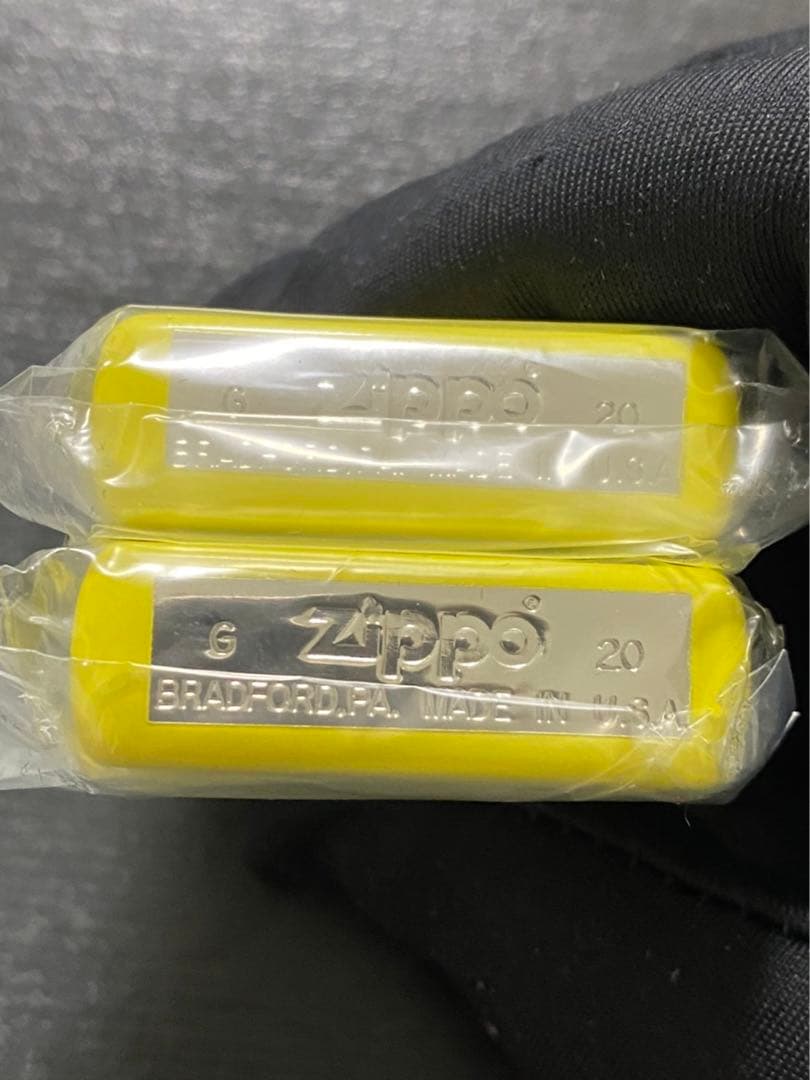 zippo キャメル 両面加工 限定品 2点 イエロー 2020年製